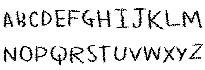 HeadShot Font LOWERCASE