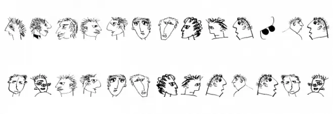 HeadSketchesMK خط أحرف صغيرة