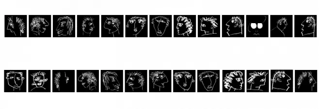 HeadSketchesTwo 字体 大写