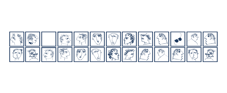 HeadSketchesTwo Lowercase