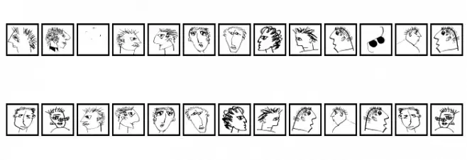 HeadSketchesTwo 字体 小写