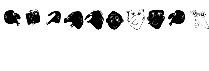 HeadToHeadFive Font OTHER CHARS