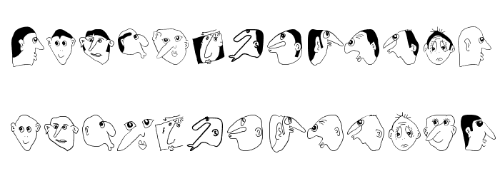 HeadToHeadFive Font LOWERCASE
