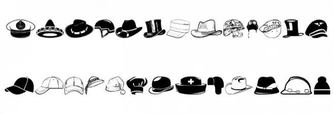 HeadWear Fonte MAIÚSCULAS