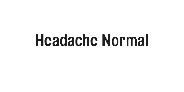 Headache Normal Logo