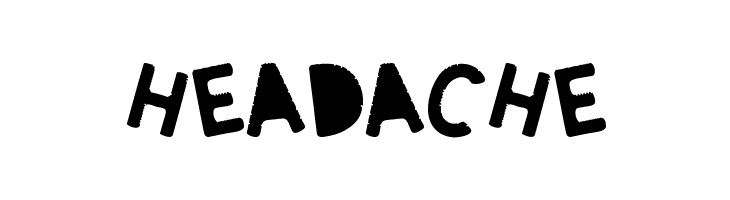 Headache  les polices de caractères gratuit tlcharger
