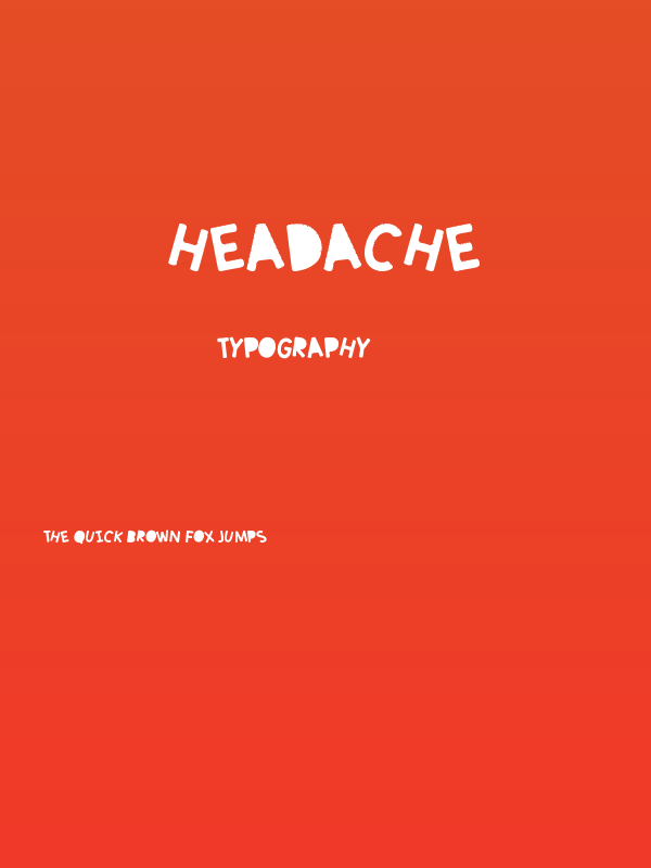 Headache Poster