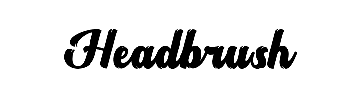 Headbrush  font caratteri gratis