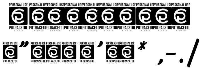 Headbrush Font OTHER CHARS