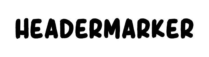 HeaderMarker  フリーフォントのダウンロード