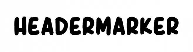 HeaderMarker  Fuentes Gratis Descargar