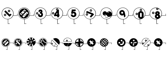 HeadfeeterOTwo Font OTHER CHARS