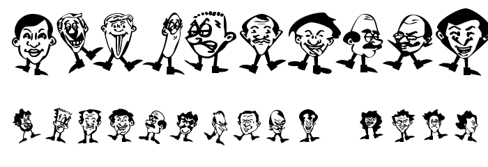 HeadfeetersPartialDisturbed Font OTHER CHARS