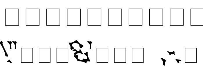 Headhunter Leftified For Death Medium Font OTHER CHARS