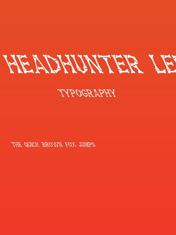 Headhunter Leftified For Death Medium Poster
