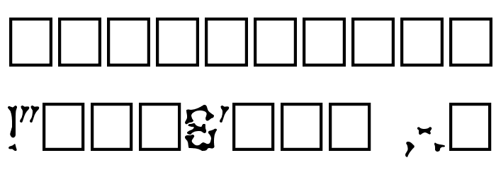 Headhunter Regular Font OTHER CHARS