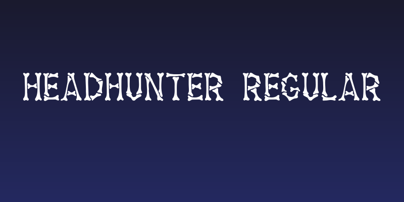 Headhunter Regular Social Header