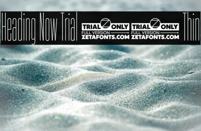 Heading Now Trial 01 Thin Example 3