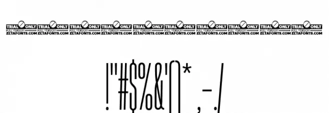 Heading Now Trial 03 Book Font OTHER CHARS