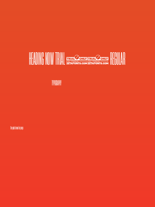 Heading Now Trial 04 Regular Poster