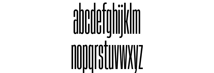 Heading Now Trial 04 Regular Font LOWERCASE