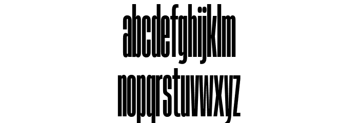 Heading Now Trial 07 Extrabold Font LOWERCASE