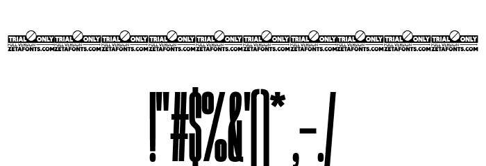 Heading Now Trial 08 Heavy Font OTHER CHARS
