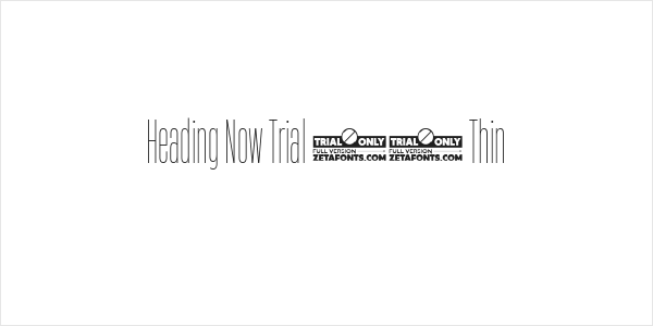 Heading Now Trial 11 Thin Logo
