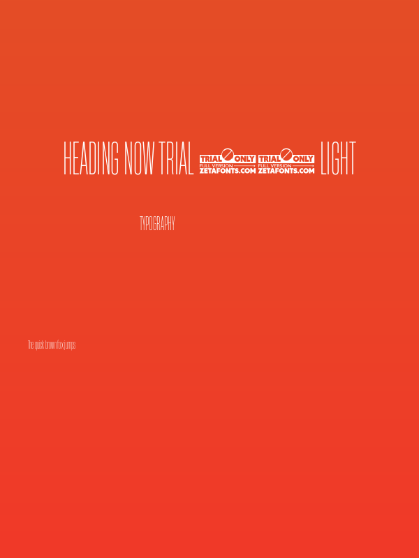 Heading Now Trial 12 Light Poster
