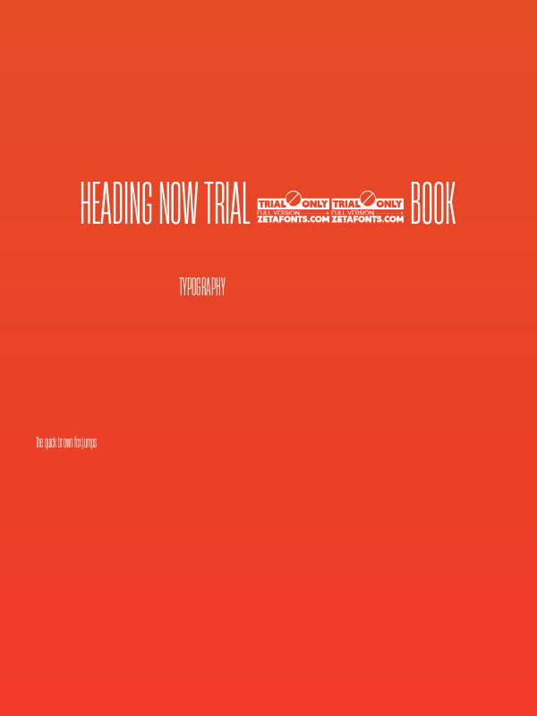 Heading Now Trial 13 Book Poster
