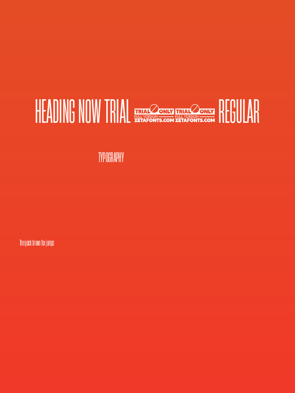 Heading Now Trial 14 Regular Poster