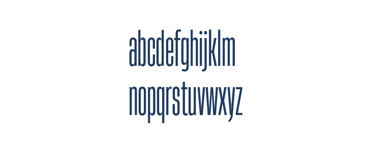 Heading Now Trial 14 Regular Lowercase
