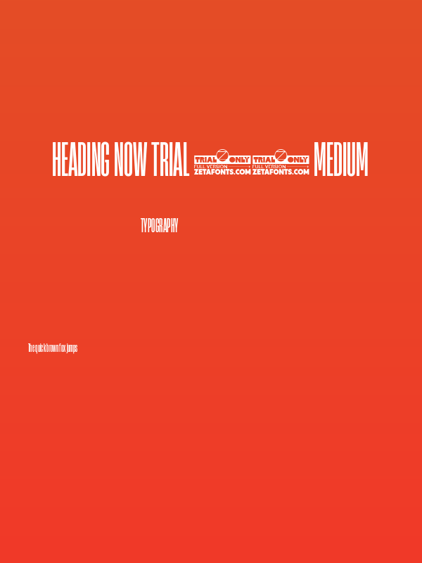 Heading Now Trial 15 Medium Poster