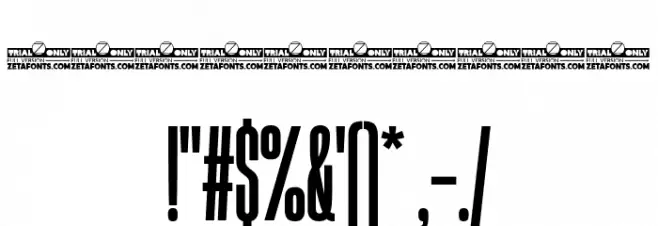 Heading Now Trial 16 Bold Font OTHER CHARS