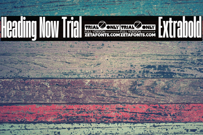 Heading Now Trial 17 Extrabold Example 2