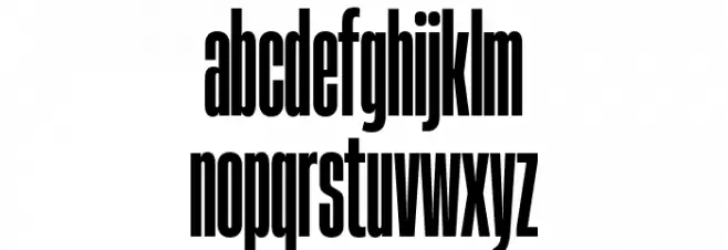 Heading Now Trial 17 Extrabold Polices MINUSCULES