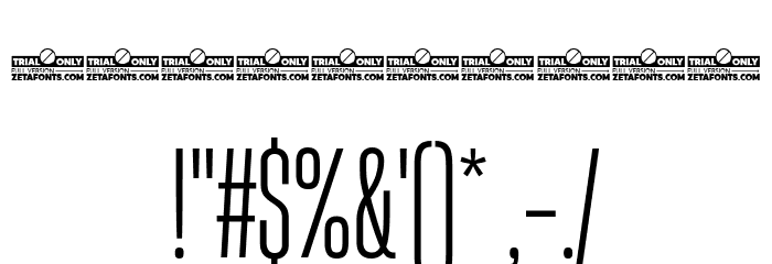 Heading Now Trial 23 Book Font OTHER CHARS