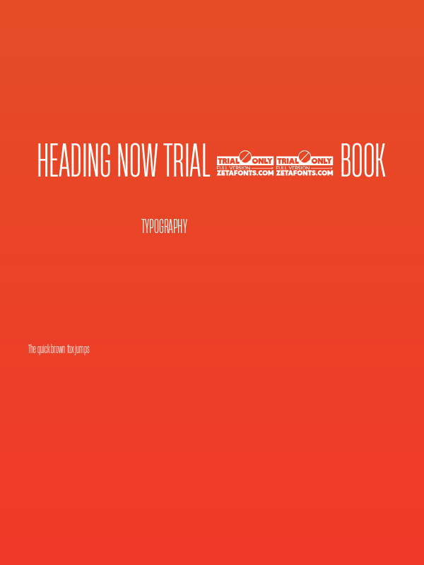 Heading Now Trial 23 Book Poster