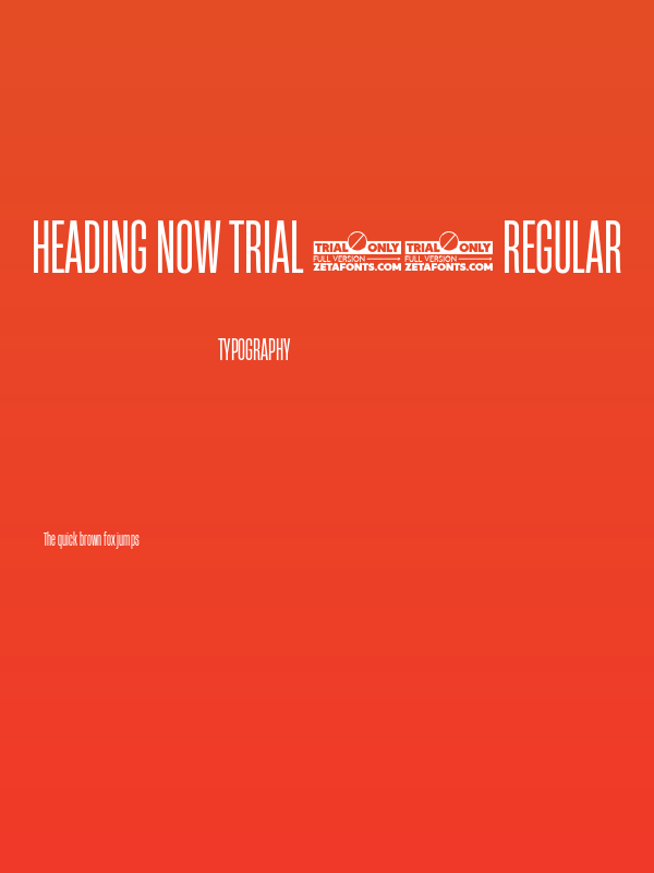 Heading Now Trial 24 Regular Poster