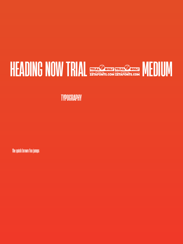 Heading Now Trial 25 Medium Poster