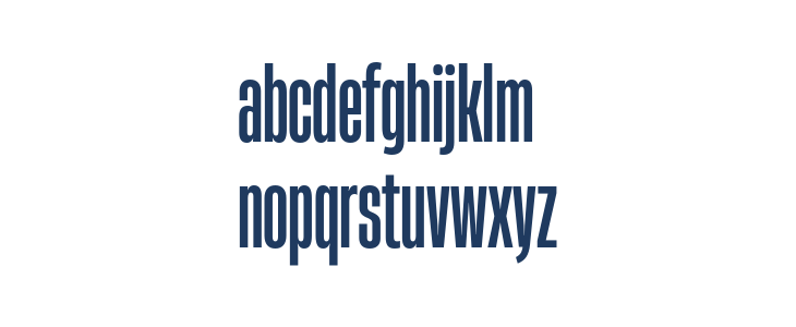 Heading Now Trial 25 Medium Lowercase