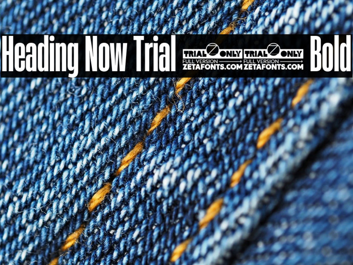 Heading Now Trial 26 Bold Example 1