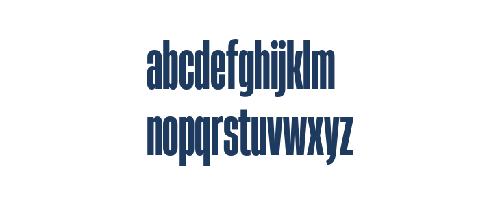 Heading Now Trial 27 Extrabold Lowercase