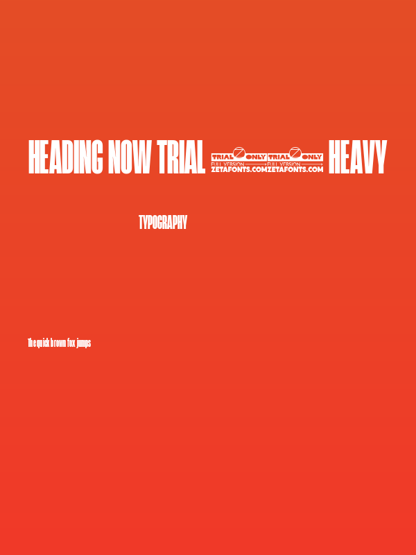 Heading Now Trial 28 Heavy Poster