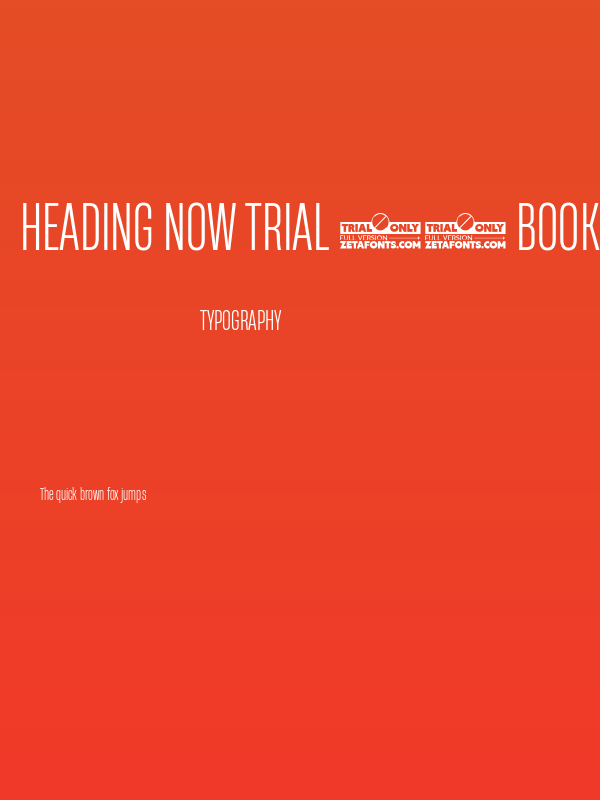 Heading Now Trial 33 Book Poster