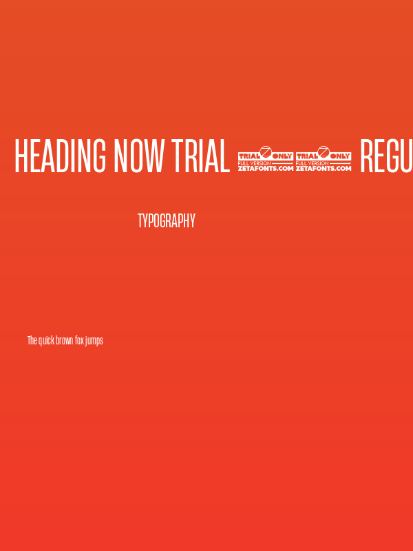 Heading Now Trial 34 Regular Poster