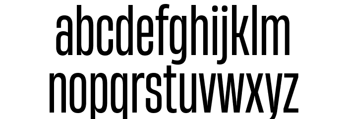 Heading Now Trial 34 Regular Font LOWERCASE