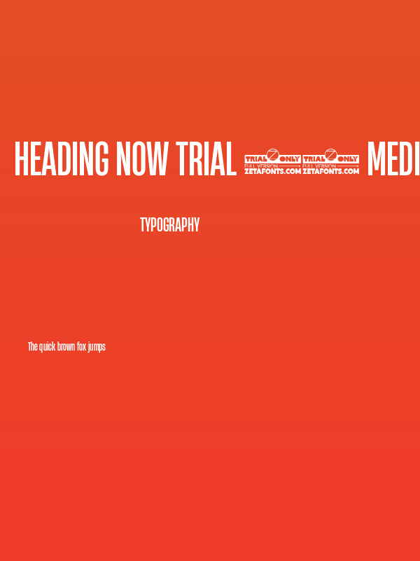 Heading Now Trial 35 Medium Poster