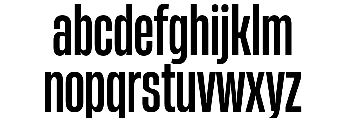 Heading Now Trial 35 Medium Font LOWERCASE