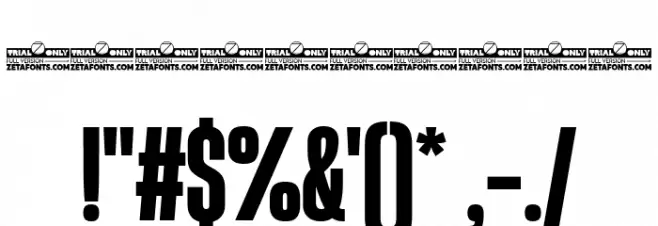 Heading Now Trial 37 Extrabold Font OTHER CHARS